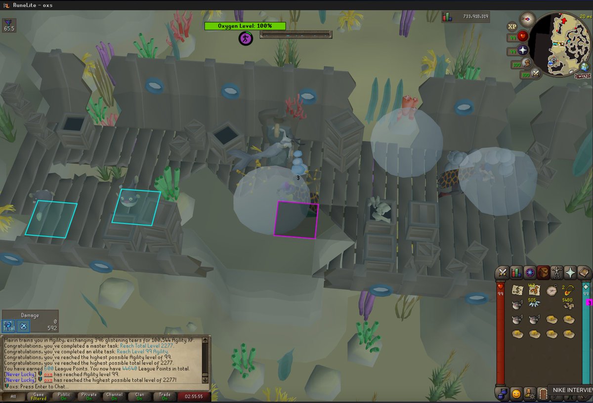 OS_Anthony_'s tweet photo. ๐Maxed in Leagues. A few days later than planned thanks to a 64 dry streak at HMT for Scythe, but happy this is done.
Now to chip away at dragon rank and sleeping a bit more normally ๐ฅณ
#RagingEchoes #OldSchoolRunescape https://t.co/t592NC7dvN
