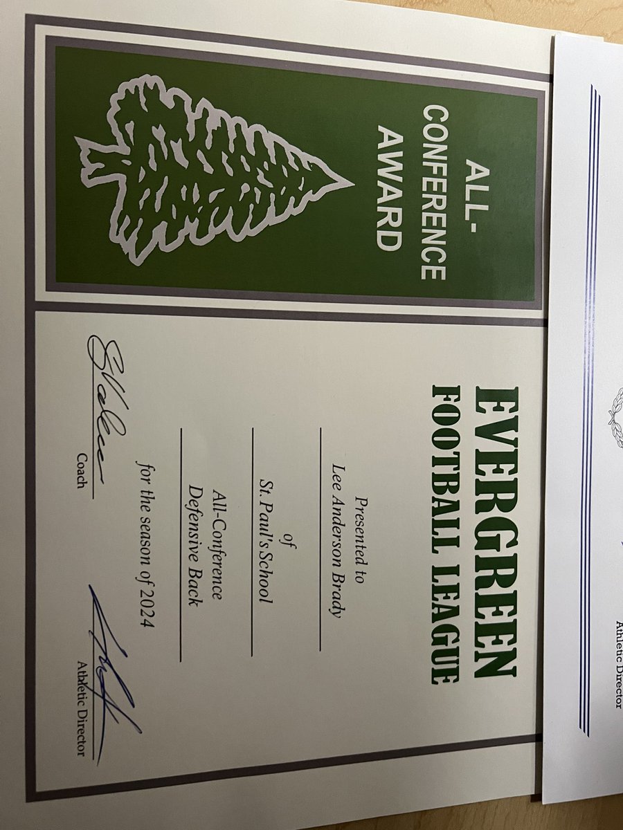andersonbrady_'s tweet image. Grateful to be named Honorable mention all-NEPSAC and 1st team all Evergreen. @SPSFootballNH