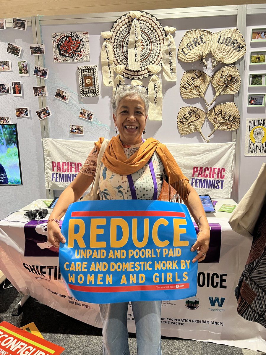 oxfampacific's tweet photo. Care work is vital and necessary - we need more of it to be properly paid and of better quality. Reducing poorly paid and unpaid care work means increasing well paid, high quality care work, and everyone benefits from that 💚

#OxfamAtAWID #16days #UniteForChange https://t.co/Hme0iCZdEB