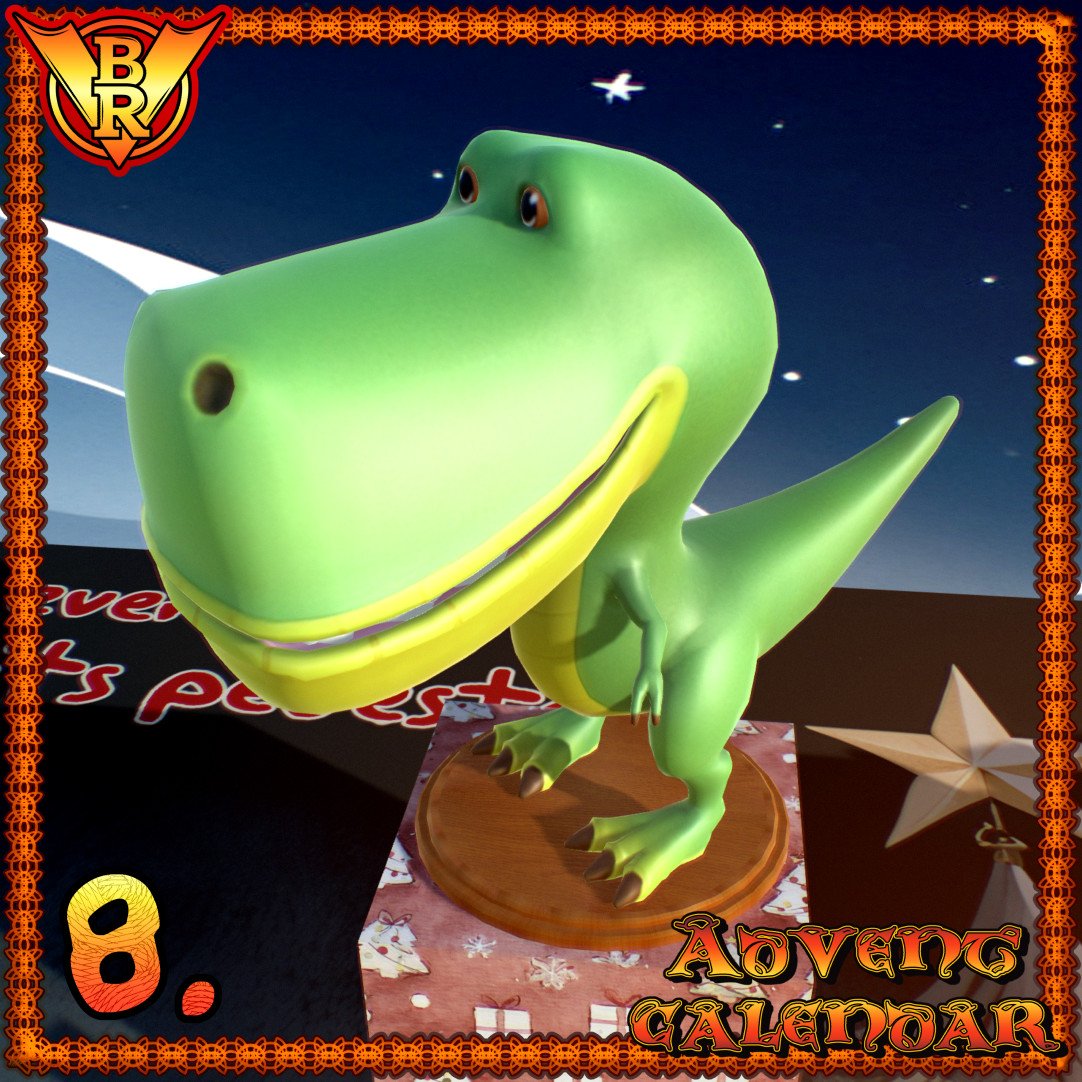 vbr_board_game's tweet photo. Dinosaurs are always popular with young and old. Unfortunately, the arms of this specimen are too short for the delicious cookies.

#AdventCalendar #xmas #dinosaur #trex https://t.co/u8YVE4jfMO