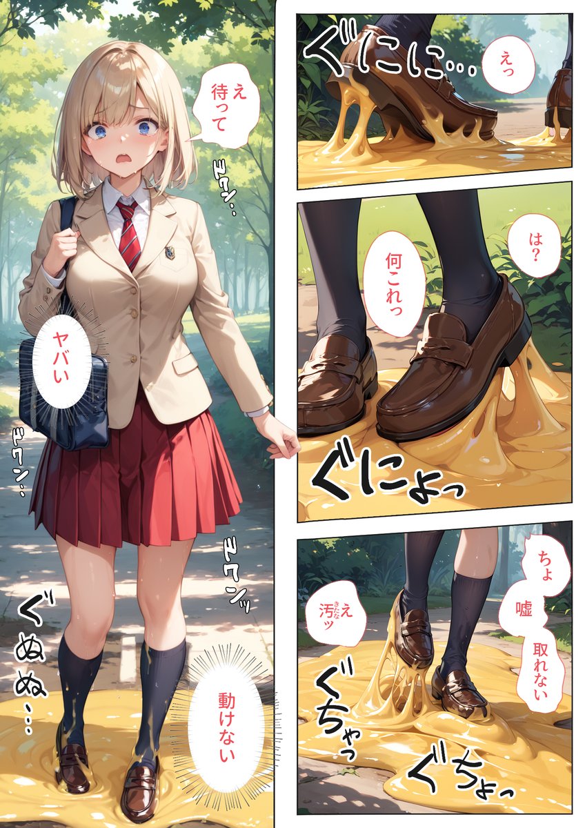 ガキの仕掛けたとりもちにJKが引っかかる話(1/3) 