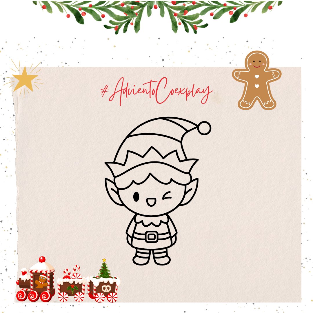 En la web de #Coexplay encontrarás muchos dibujos con detalles navideños para que puedas colorear, decorar con materiales reciclados, hojas secas o lo que se te ocurra.
¡Comenzamos #AdvientoCoexplay con este dibujo! 🎄
