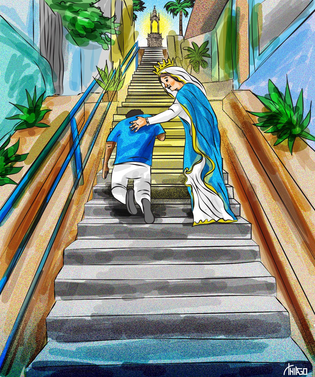 #charge de Thiago Lucas (<a href="/thiagochargista/">Thiago Lucas</a>), para o Jornal do Commercio. #NossaSenhoradaConceição #morrodaconceição #FestadoMorro #fé #religião #chargejc #chargejornaldocommercio #chargethiagojc #chargethiagolucas #chargethiagolucasjc