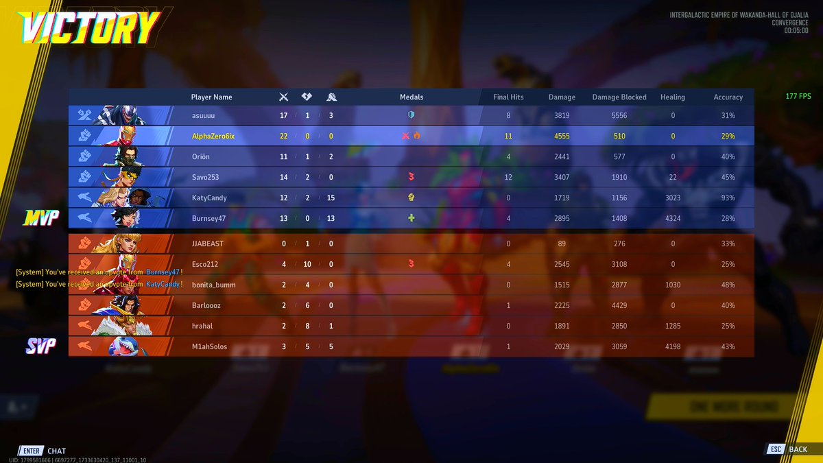 Hitting a casual 22 KO streak tonight on <a href="/MarvelRivals/">Marvel Rivals</a> with <a href="/KatyCandy16/">Katy Candy 🍬</a> <a href="/Burnsey47/">Burnsey47</a> #FrostyEnemas