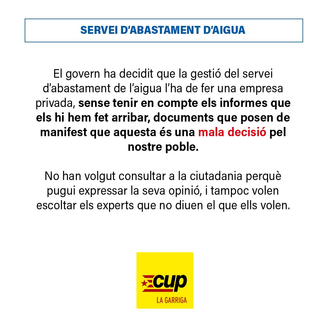 CUP la Garriga ✊ tweet media
