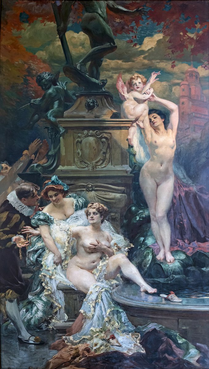 rinconartex's tweet photo. «La fuente de la juventud» (Paul Gervais, 1908). https://t.co/KPFgmeVvfo