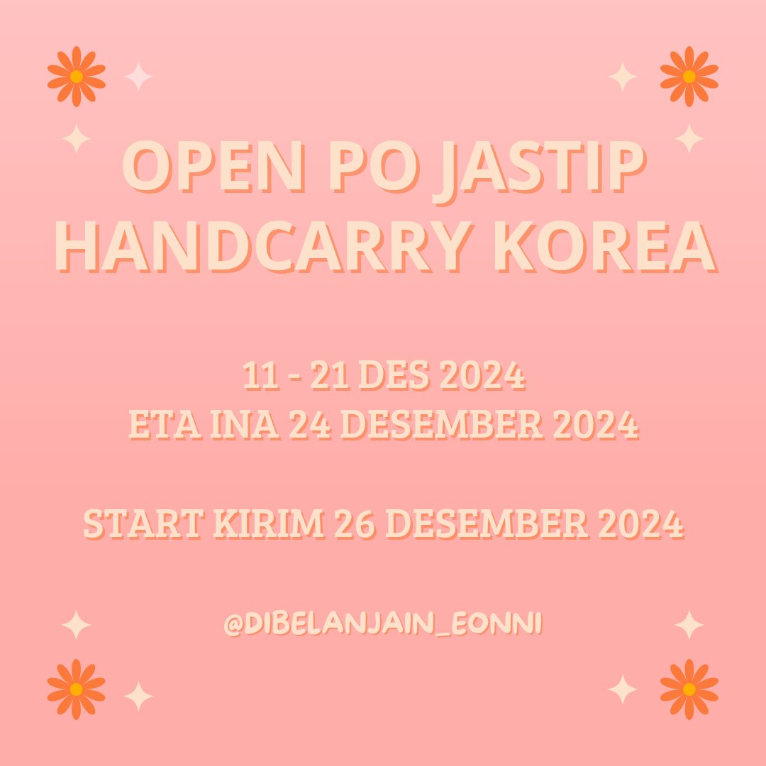 yefya's tweet photo. PO Handcarry Korea
Untuk yang mau titip jajan dr korea bisa gabung ke grup ya, grup nya universal jajanan dari korea pokoknya 😊

https://t.co/kAuhAzhe1p

#pokorea #handcarrykorea #wts #pofirsthand #sonnyangel #daiso #duckyworld #oliveyoung #chicor #nike #adidas #butter #artbox https://t.co/7oaXzKfKkC