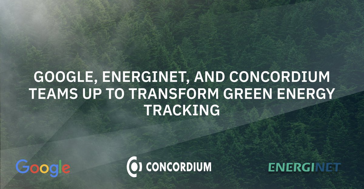 Concordium's tweet photo. 𝐀 𝐠𝐚𝐦𝐞-𝐜𝐡𝐚𝐧𝐠𝐢𝐧𝐠 𝐦𝐨𝐦𝐞𝐧𝐭 𝐟𝐨𝐫 𝐫𝐞𝐧𝐞𝐰𝐚𝐛𝐥𝐞 𝐞𝐧𝐞𝐫𝐠𝐲!

Google, Energinet, and Concordium are transforming how we track green energy. With hour-by-hour certificates on Concordium’s blockchain, we’re bringing trust, transparency, and innovation to sustainability.

𝗗𝗶𝘀𝗰𝗼𝘃𝗲𝗿 𝗺𝗼𝗿𝗲 𝗶𝗻 𝘁𝗵𝗶𝘀 𝘃𝗶𝗱𝗲𝗼: https://t.co/qiS5c233qA

𝗟𝗲𝘁'𝘀 𝗯𝘂𝗶𝗹𝗱 𝗮 𝗴𝗿𝗲𝗲𝗻𝗲𝗿 𝗳𝘂𝘁𝘂𝗿𝗲 𝘁𝗼𝗴𝗲𝘁𝗵𝗲𝗿. 🌍💡

#GreenEnergyRevolution #BlockchainInnovation #Sustainability $CCD
