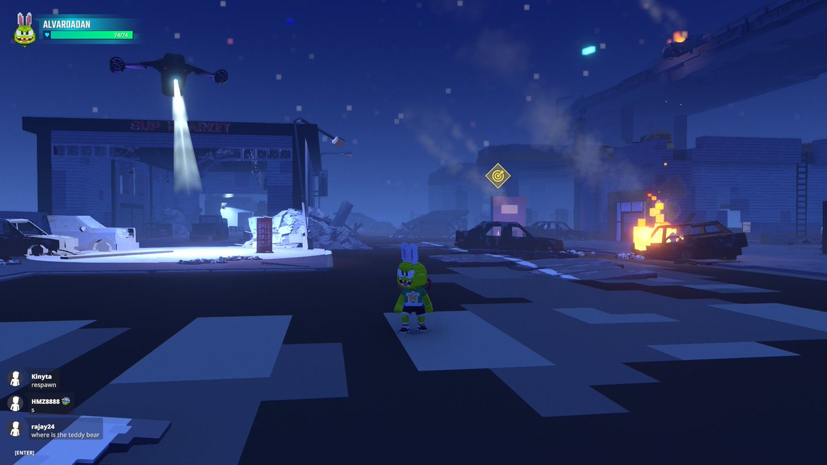 alvaroadaan's tweet photo. Dodging Flying Drones in Terminator 2042 in @TheSandboxGame. The future is now, and it's intense! 🤖🚁 @skydance https://t.co/M0fHAwgpDE #TheSandbox #AlphaSeason4 #AS4SocialChallenge https://t.co/9siy0HEHbW