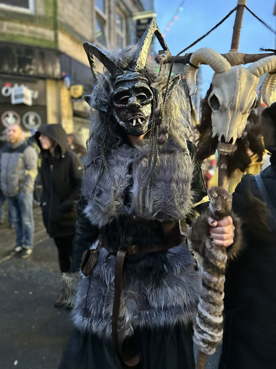 rlwalker_1968's tweet photo. Yesterday in #whitby we had our annual Krampus Run. The costumes were fabulous. Despite the weather predictions, there was plenty of people around #krampusrun https://t.co/6yc43UG4n9