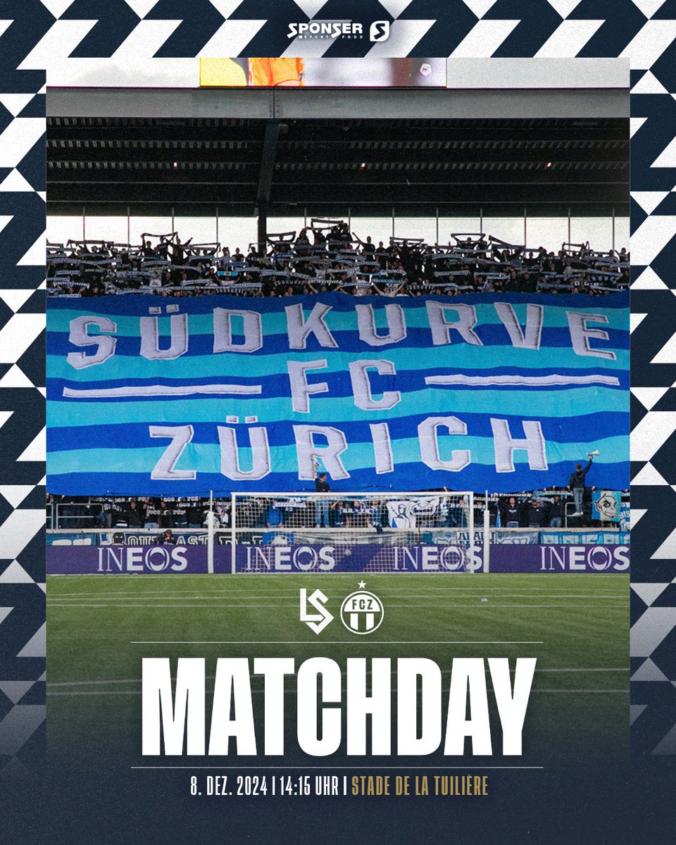 fc_zuerich's tweet photo. 𝐌𝐚𝐭𝐜𝐡𝐝𝐚𝐲 🔵⚪️
🏆 CSSL, Runde 17
🆚 @lausanne_sport
⌚️ 14:15 Uhr
🏟️ Stade de la Tuilière
#LSFCZ #fcz #NieUsenandGah https://t.co/rqsrjwXngj