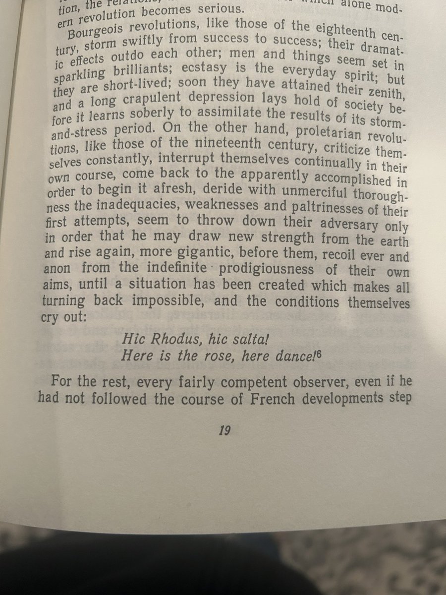 Rereading Marx and again this might be my favorite passage of the 18th Brumaire.
