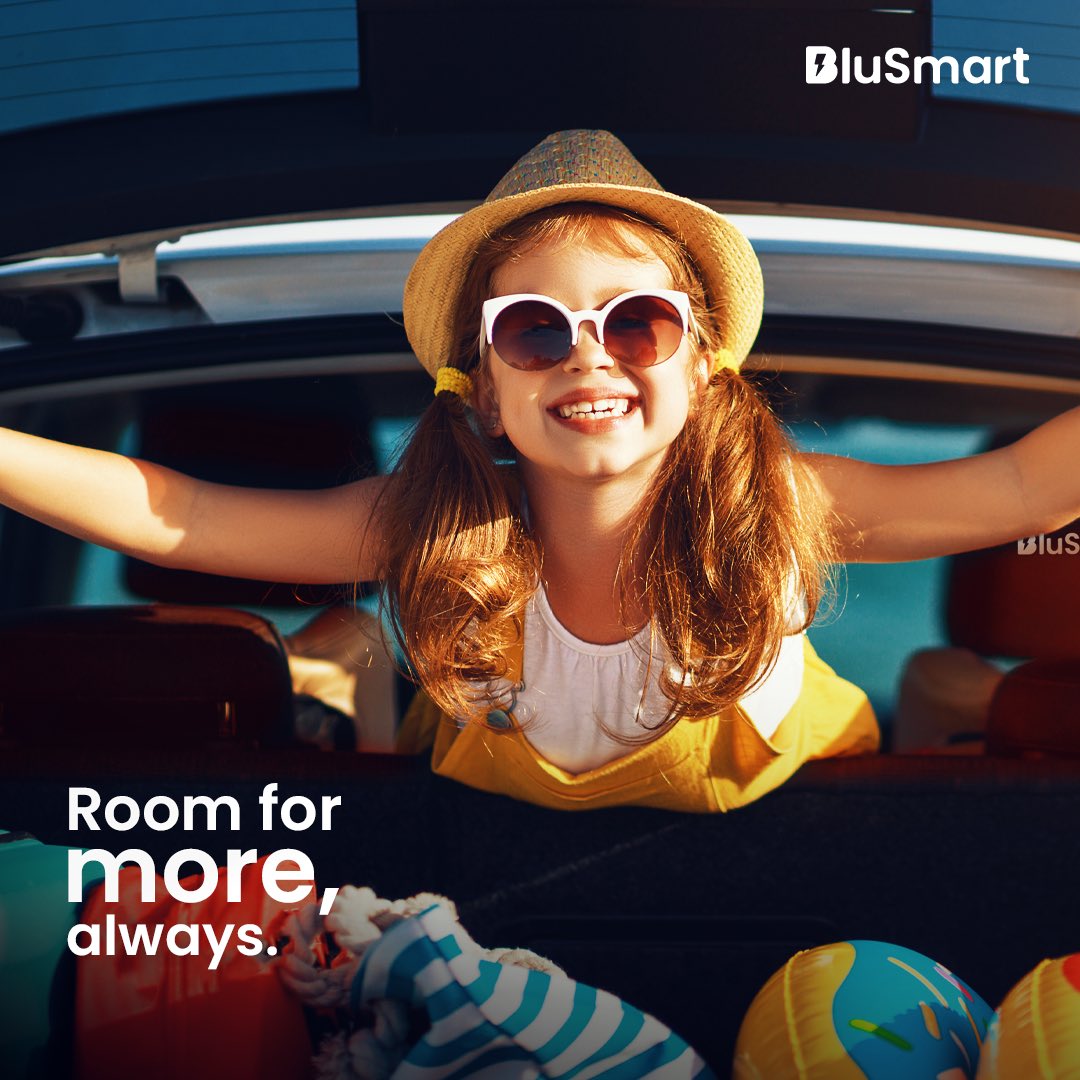 blusmartuae's tweet photo. We promise that with a BluSmart ride, there’s always room for more—whether it’s your travel essentials, memories, or everything in between.

#RideSmartDubai https://t.co/uepDz4qzrS