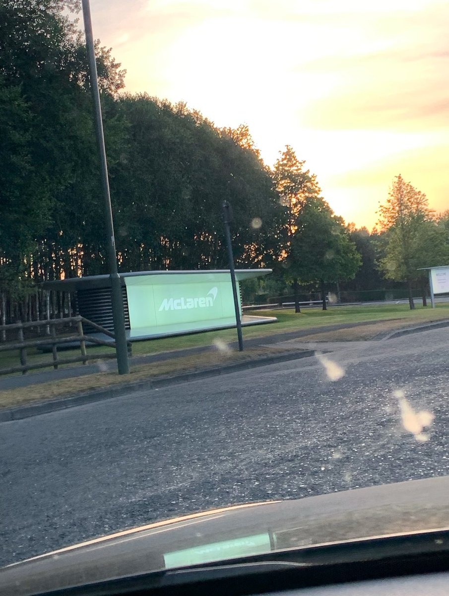One more race and this sign will turn papaya in celebration for bringing home the Constructors Championship for the first time since 1998! 🏆

Hope everyone who’s been invited to MTC today enjoy the watch-a-long with <a href="/McLarenF1/">McLaren Mastercard Formula 1 Team</a> 

#TeamLikeNoOther