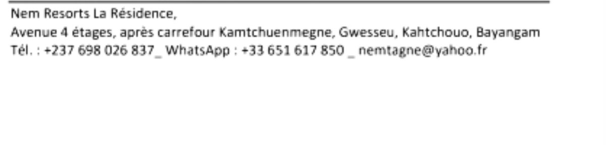 TitiNdema's tweet image. #NemResorts
#Gwesseu #Baham 
Vous passez par l'ancien péage de Bayangam (a droite en venant de Yaoundé) à gauche en venant de Bafoussam.C'est un cadre magnifique et je pèse mes mots.😍 
Je reviendrai avec une vidéo.
#FoN