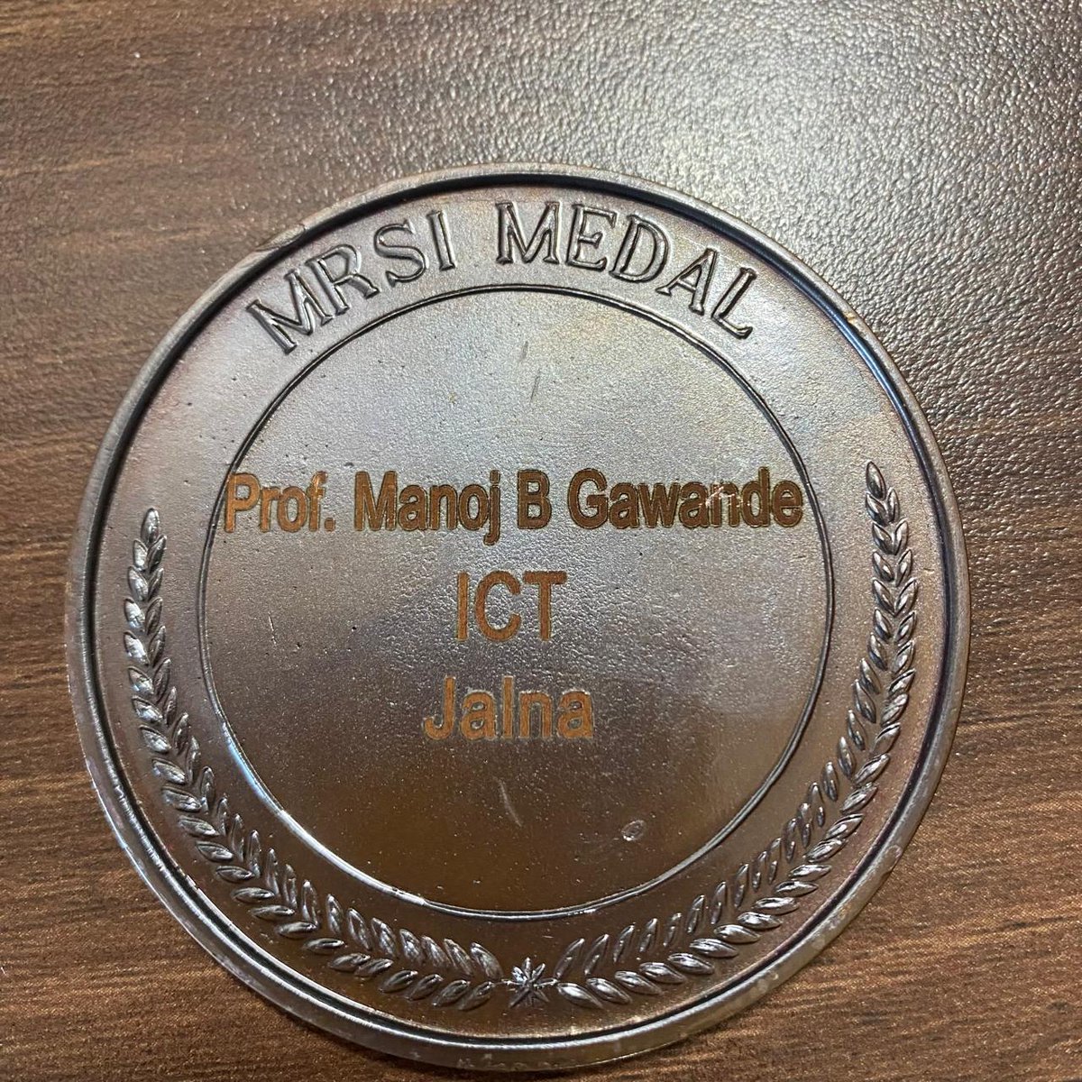 Prof. Manoj B. Gawande, FRSC, Doc (habil) (@drmanojbgawand1) on Twitter photo “Prestigious MRSI medal for the year 2024”
I am humbled to have received the prestigious “MRSI medal for the year 2024” for the significant contribution in Materials Chemistry and Engineering. <a href="/ICT_MARJ/">ICT-MARJ</a> <a href="/ICTMumbai1933/">Institute of Chemical Technology</a> <a href="/ACSSustainable/">ACS Sustainable Journals</a> “Prestigious MRSI medal for the year 2024”
I am humbled to have received the prestigious “MRSI medal for the year 2024” for the significant contribution in Materials Chemistry and Engineering. <a href="/ICT_MARJ/">ICT-MARJ</a> <a href="/ICTMumbai1933/">Institute of Chemical Technology</a> <a href="/ACSSustainable/">ACS Sustainable Journals</a>