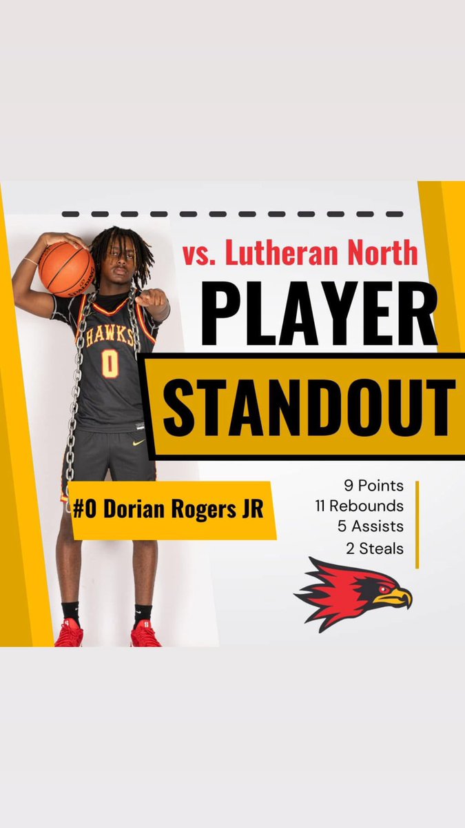 successdriven23's tweet image. Standouts 12/7 against Lutheran north! 
#hawksbasketball