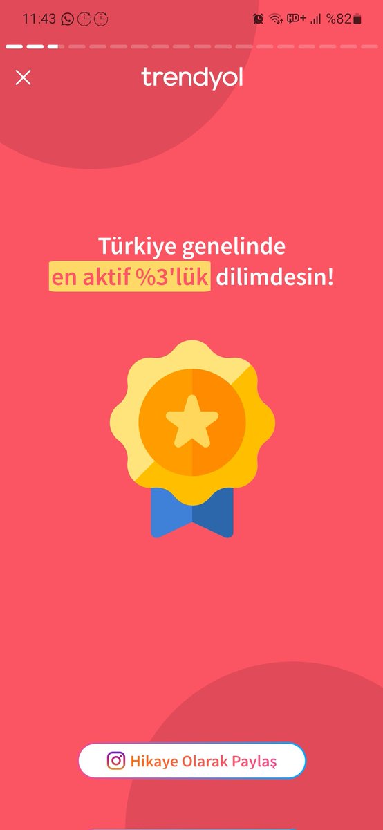 Türkiye genelinde %3'e girmişim😍
Akademik başarı diyince de ben