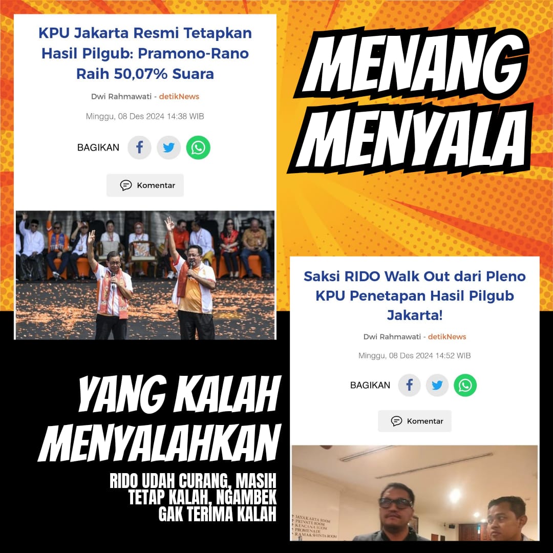 b_yoem's tweet photo. Menang Menyala untuk warga Jakarta

Yuk yg kalah legowo dan berbesar hati saja..

#Tolak2Putaran https://t.co/DGFC6osJBE
