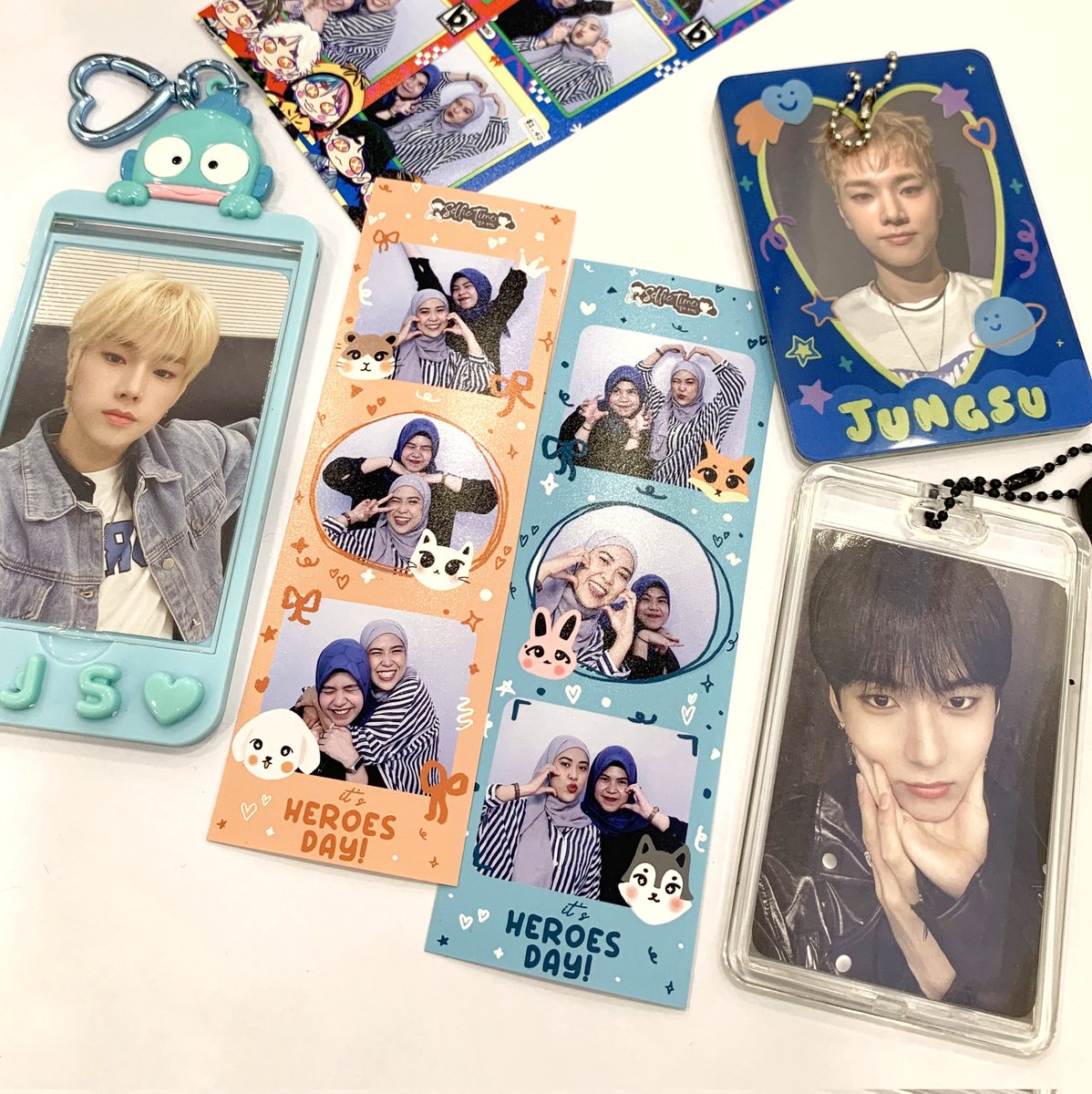 tyranyangjungsu's tweet image. It's HEROES Day!🥳🎉

Thaaanks to kak @haruharuaeri
&amp;amp; kak @seukeik for this super cute frame!🧡🩵 #Its_HeroesDay
#XdinaryHeroes #엑스디너리히어로즈