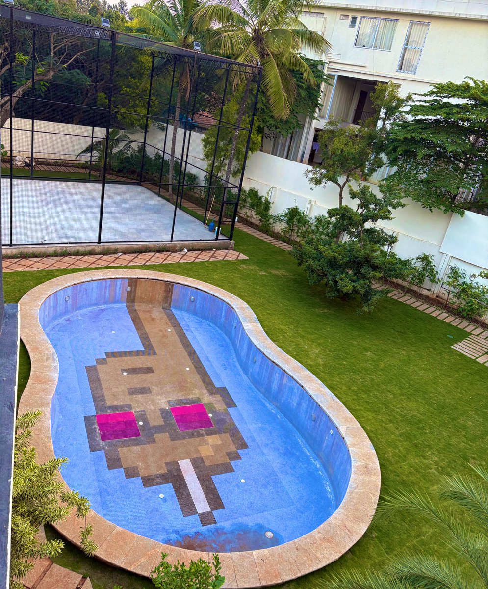 awmit 👾 (@0xawmit) on Twitter photo So fucking hyped for the launch of <a href="/WTFxZo/">Zo House Whitefield</a> 🦄
- 36,000 sq ft space
- a literal liquidity pool with the <a href="/The_Zo_World/">Zo World | Follow Your ❤️ Heart</a> punk tiled
- sports arena for pickleball, football
- themed accommodation for 25+ people
- outdoor events area for parties, sundowners, demos
- secluded from the So fucking hyped for the launch of <a href="/WTFxZo/">Zo House Whitefield</a> 🦄
- 36,000 sq ft space
- a literal liquidity pool with the <a href="/The_Zo_World/">Zo World | Follow Your ❤️ Heart</a> punk tiled
- sports arena for pickleball, football
- themed accommodation for 25+ people
- outdoor events area for parties, sundowners, demos
- secluded from the