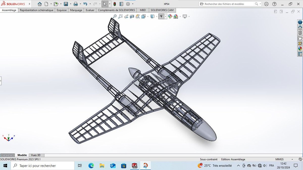 SOLIDWORKSESP's tweet photo. Gracias por elegir SOLIDWORKS para su vuelo ✈️

Siéntate cómodamente y admira la vista a través de la ventana que da al avión creada por Mohamed Trabelsi

#MAKERS #SOLIDWORKS https://t.co/27uFvwVhOn