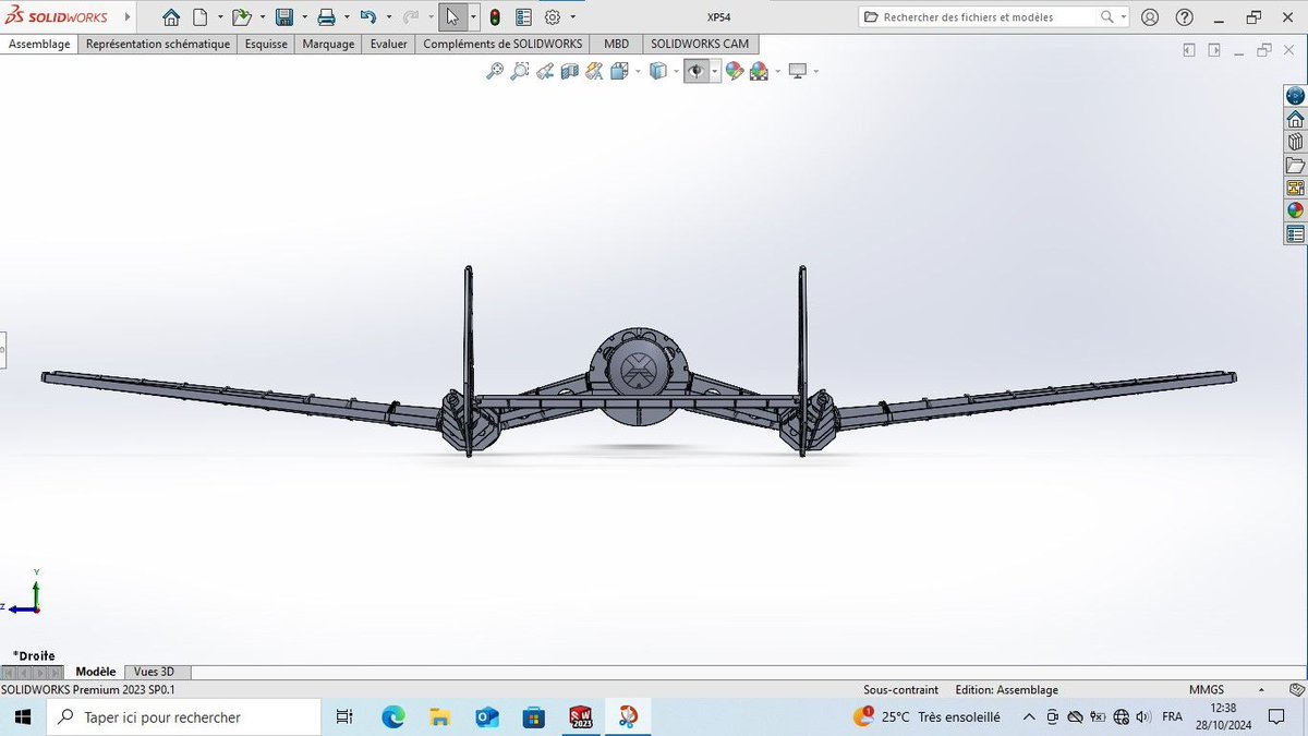 SOLIDWORKSESP's tweet photo. Gracias por elegir SOLIDWORKS para su vuelo ✈️

Siéntate cómodamente y admira la vista a través de la ventana que da al avión creada por Mohamed Trabelsi

#MAKERS #SOLIDWORKS https://t.co/27uFvwVhOn