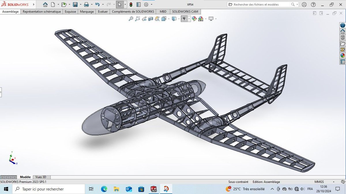 Gracias por elegir SOLIDWORKS para su vuelo ✈️

Siéntate cómodamente y admira la vista a través de la ventana que da al avión creada por Mohamed Trabelsi

#MAKERS #SOLIDWORKS