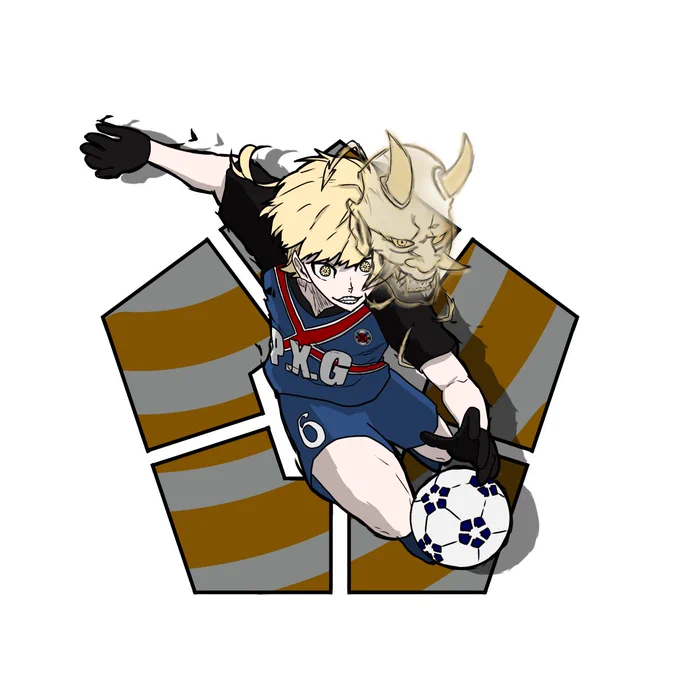 56人目天邪鬼シャルル・シュヴァリエ#ブルーロックFA #ブルーロック100人チャレンジ 