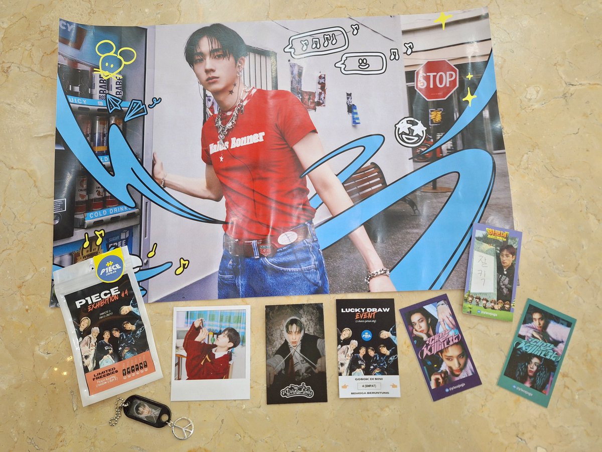 ikrmae's tweet photo. Thank you @resmania99 
Menang lucky draw dapat concept poster dedek Jiung + freebies yang lucu2 🫶 https://t.co/WzgxJHIqDa