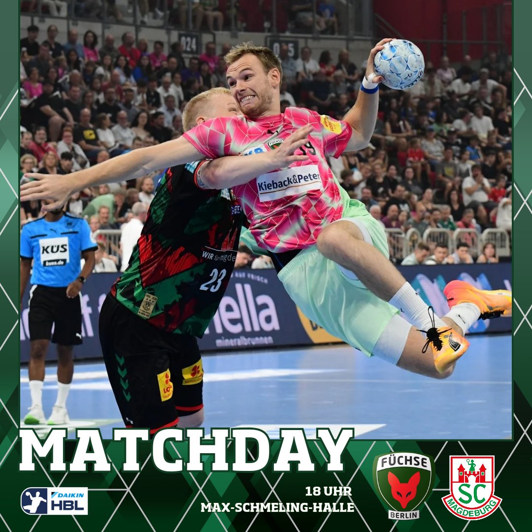 Zwei Punkte am zweiten Advent?🕯️Wären gegen die Rivalen aus Magdeburg umso schöner🤞

🗓️ Sonntag, 8. Dezember, 18 Uhr
🏟️ Max-Schmeling-Halle
📺 live bei DYN

Die Partie kann auch via Audiodeskription verfolgt werden. Der Stream ist auf unserer Webseite zu finden.
📸 Göres