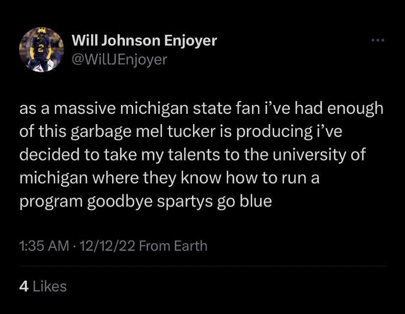 RboggsIce's tweet photo. @BryceUEnjoyer You were a Sparty fan a few years ago little pussy. 🤣🤣🤣🤣🤣🤣🤣 it’s insane how fucking dumb you really are. Fuckin bandwagon little kid 🤣🤣🤣🤣 https://t.co/MH7orcIzTQ