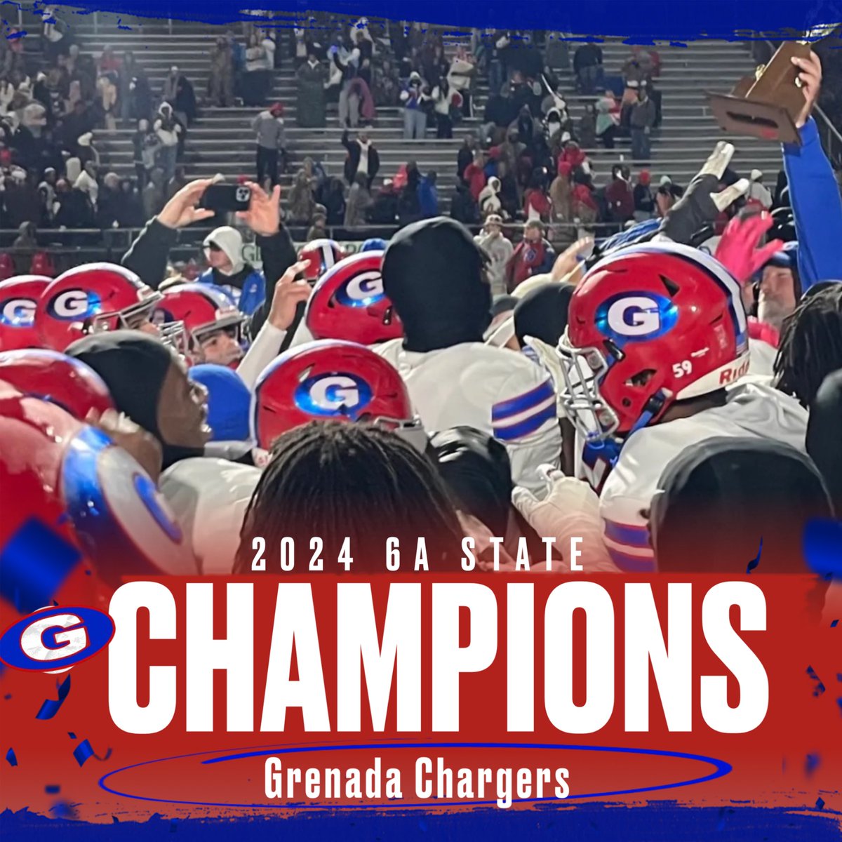 6A State Championship:

Grenada 43
Hattiesburg 14

Final
