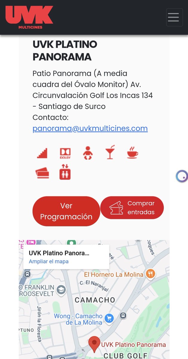 kriscruzchong's tweet photo. #EstaeslaU Ubicación de cines de #UVK en Lima y provincia: 
Cercado, Surco, El Agustino. (1) https://t.co/7vPMdsaPLG