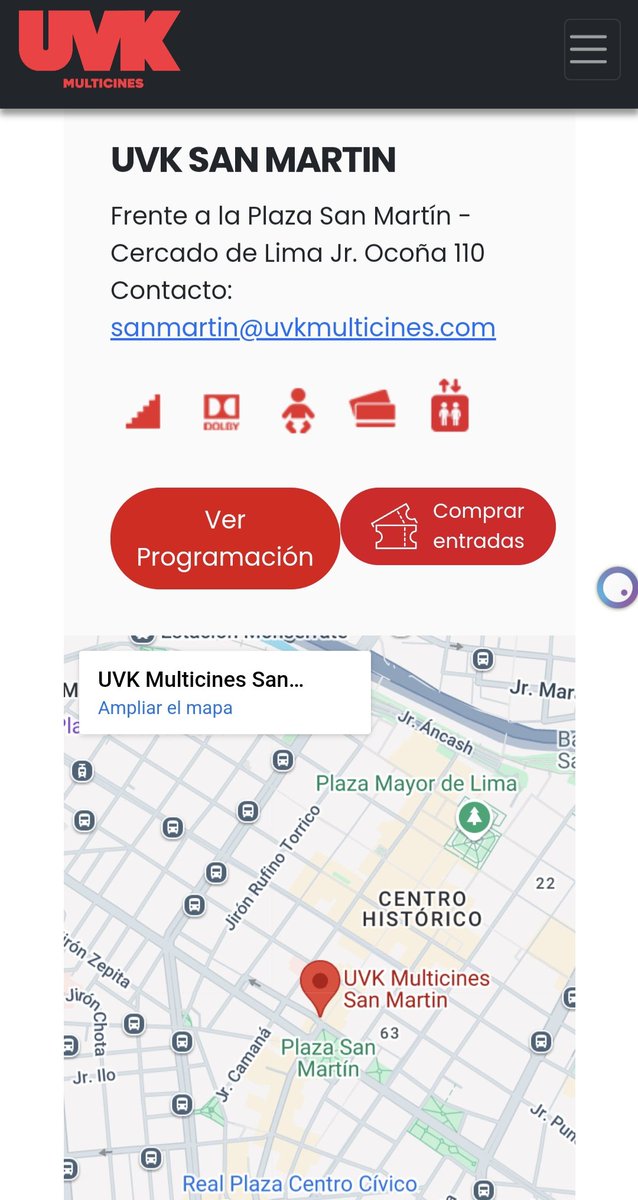 kriscruzchong's tweet photo. #EstaeslaU Ubicación de cines de #UVK en Lima y provincia: 
Cercado, Surco, El Agustino. (1) https://t.co/7vPMdsaPLG