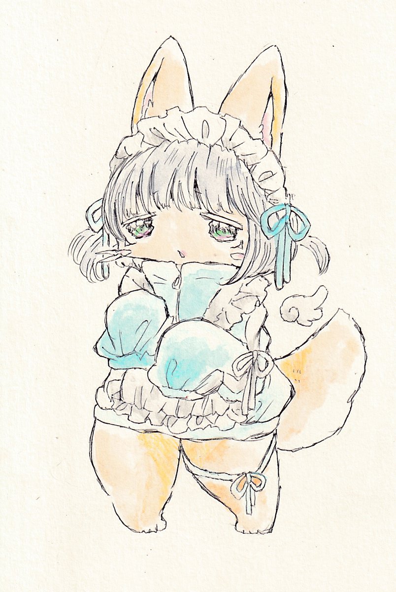 ナナチ(メイドインアビス) 「ジャージメイドちゃん。#イラスト #メイドインアビス 」|けだまのイラスト