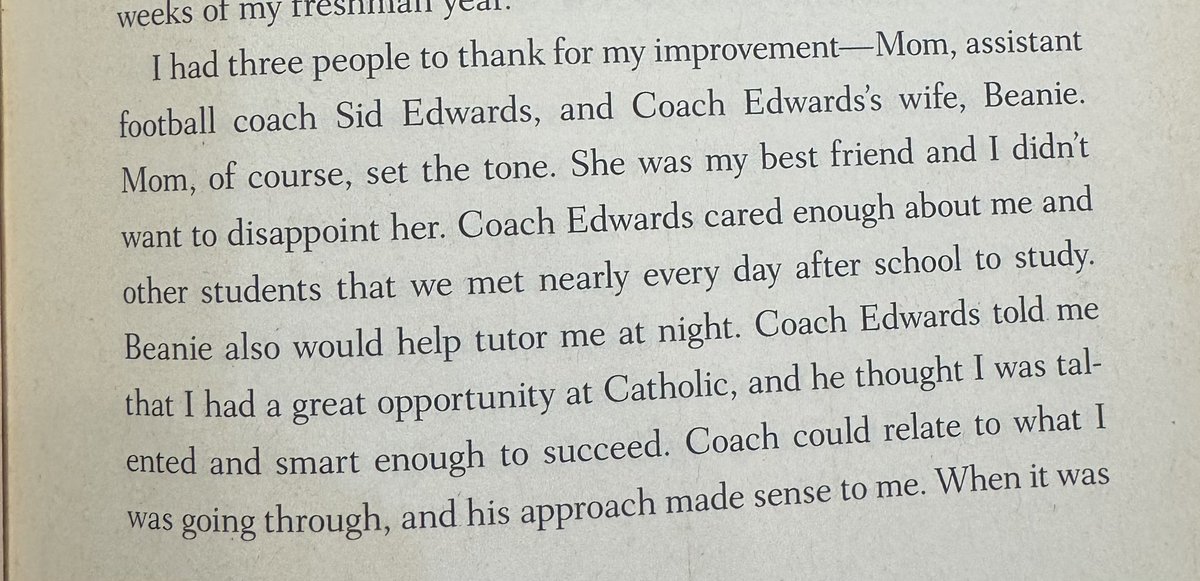 MattMoscona's tweet photo. An excerpt from @WarrickDunn book about Sid Edwards.

I’m not much on politics, but BR elected a good man who loves all people and has committed his life to serving others.

Congratulations @CoachSidEdwards and Godspeed! https://t.co/gzPtu0R67C