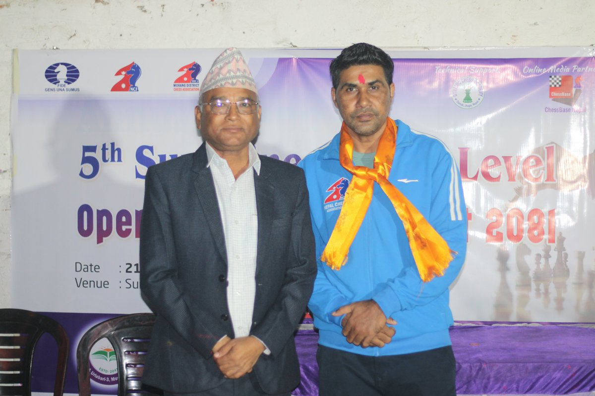 nirazbro's tweet photo. All about yesterday♟❤️
5th Sunshine School Level Open Chess Tournament 2081
#ChiefArbiter #Chess #SchoolChess #ChessinNepal https://t.co/NEwzHlDhoB