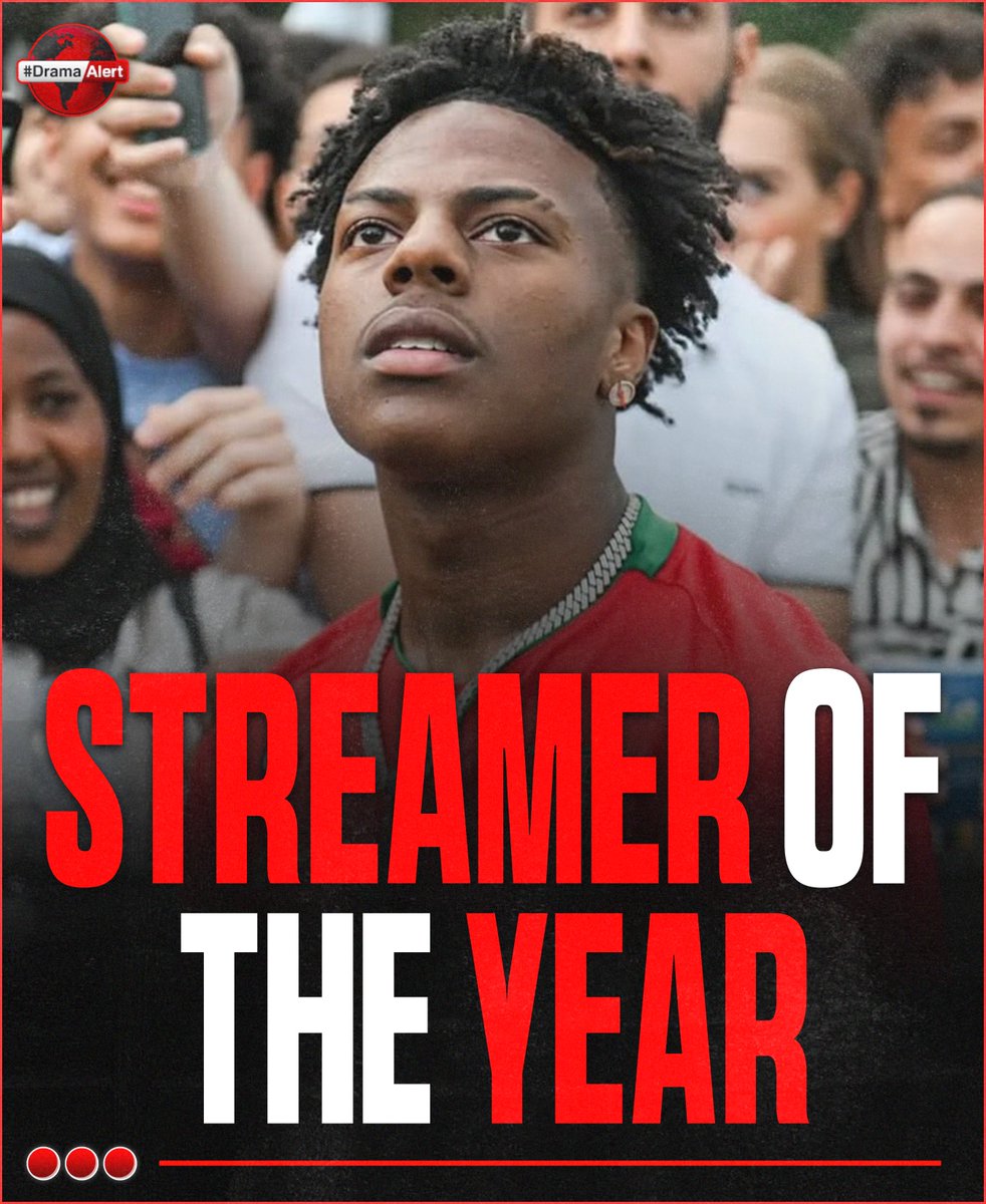 DramaAlert's tweet photo. ISHOWSPEED WINS STREAMER OF THE YEAR! 🐐‼️ https://t.co/zk0Ng9Iu3i