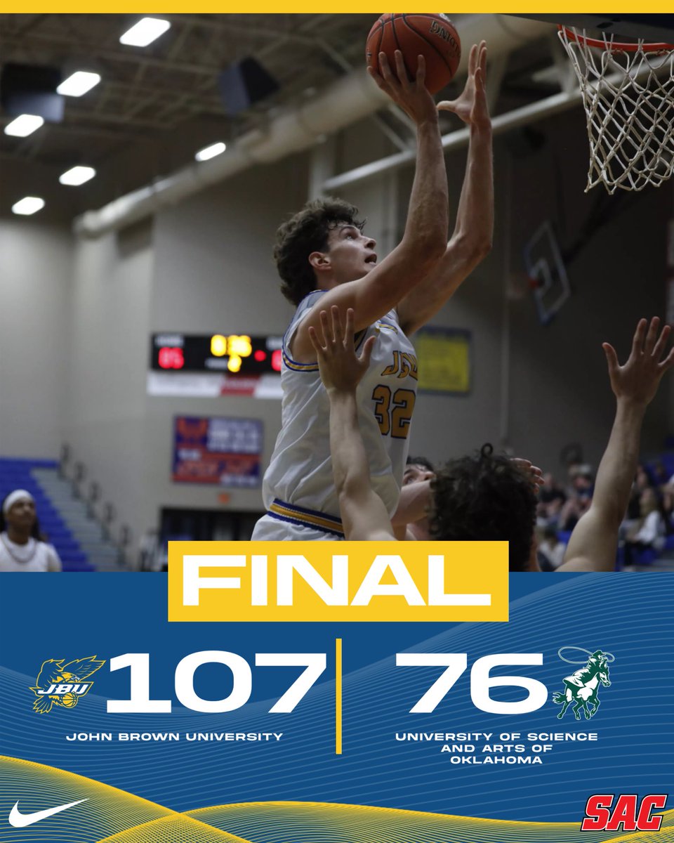 John Brown Men's Basketball tweet media