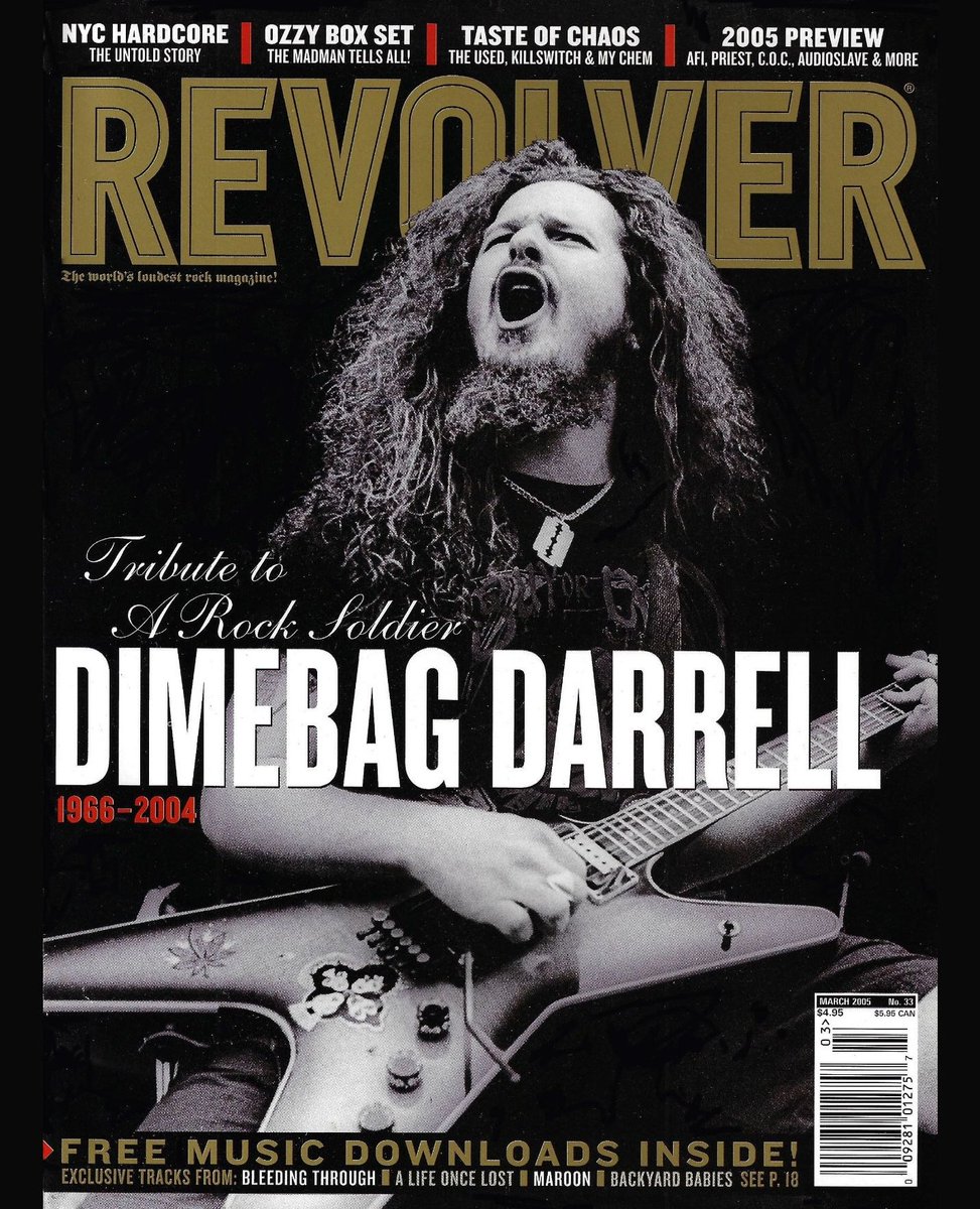 Revolvermag's tweet photo. 20 years gone. Never forgotten. #RIP

#Throwback cover from 2004 https://t.co/bHSCdsz2rZ
