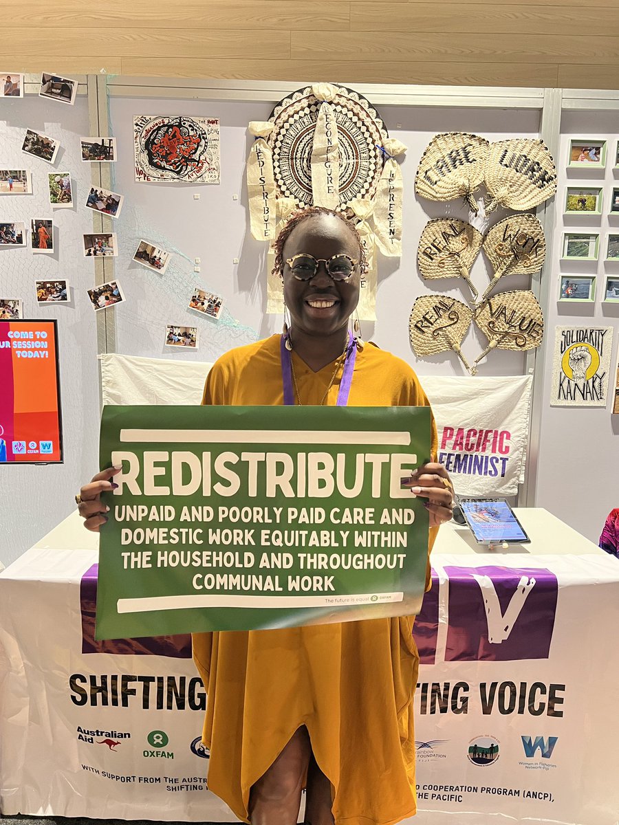 oxfampacific's tweet photo. It’s not the job/duty of a mom, sister, or the women, girls &amp; GNC people in your life to cook, clothe, feed &amp; perform other household &amp; communal care tasks. We all benefit from care work so we all can share the work equally for a fairer future for all 💚

#OxfamAtAWID #16days https://t.co/HgNlswP8Nl