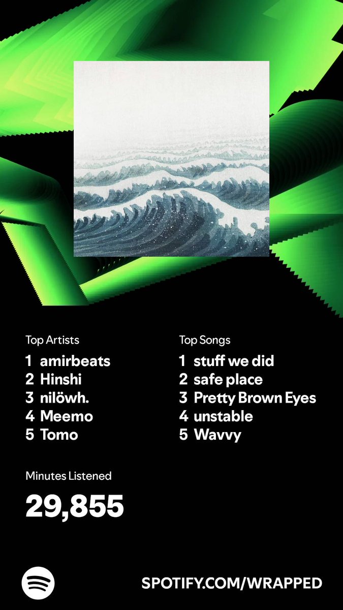 mathofdynamic's tweet photo. I listened for 29,855 minutes in 2024. What about you? #SpotifyWrapped   https://t.co/RtcIFHsCTS https://t.co/QJnT6Tinq8