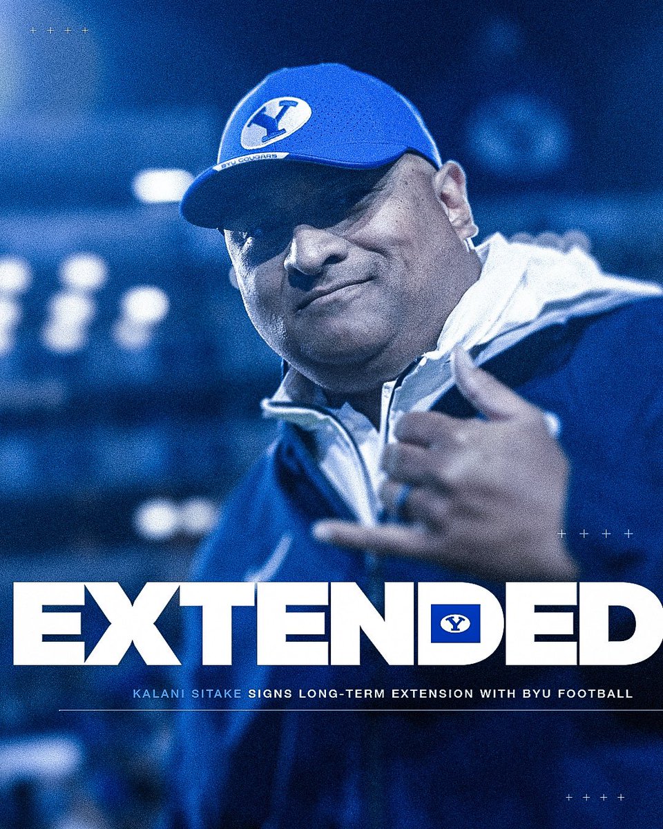 We are thrilled to announce a contract extension with our head coach, Kalani Sitake.