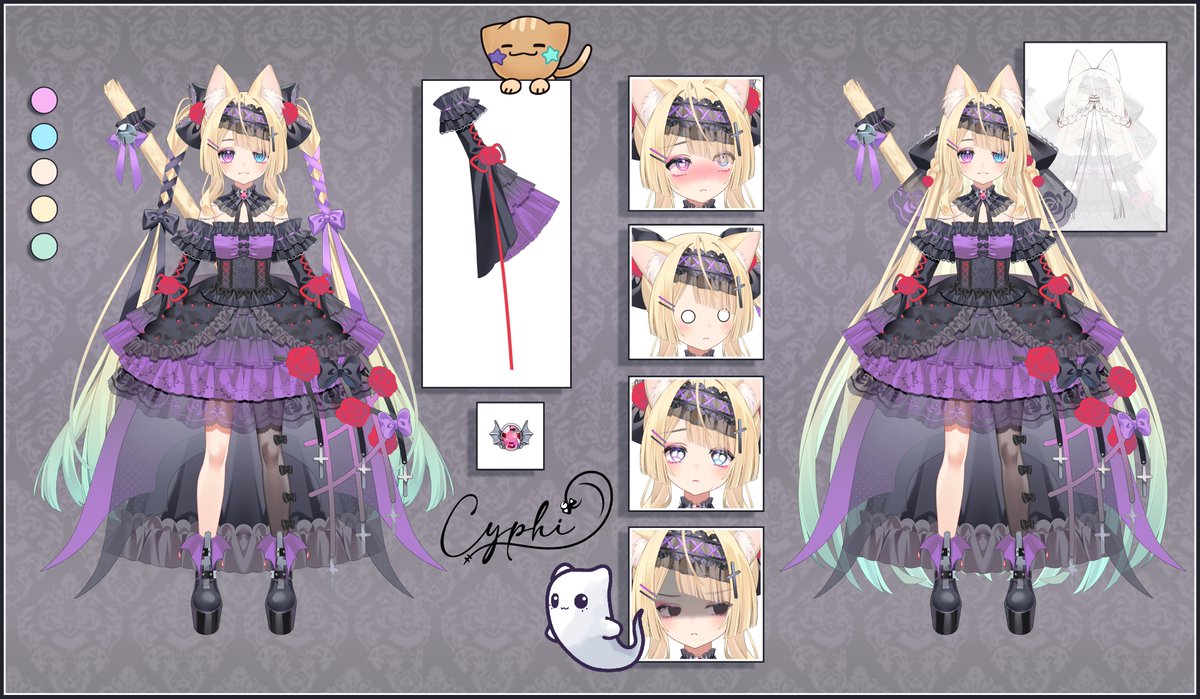 Cyphinya's tweet image. Hello, I'm Cyphi! I live in a manor full of ghosts! I play retro games, horror games, and simulation! I also love singing!
-Oshi Marks-
ππ₯
-Tags-
SFW: #labcatart | NSFW: #cyphiholic
-Site-
cippynet.uwu.ai
-Discord
discord.gg/cyphi
#vtuber | #vtuberen