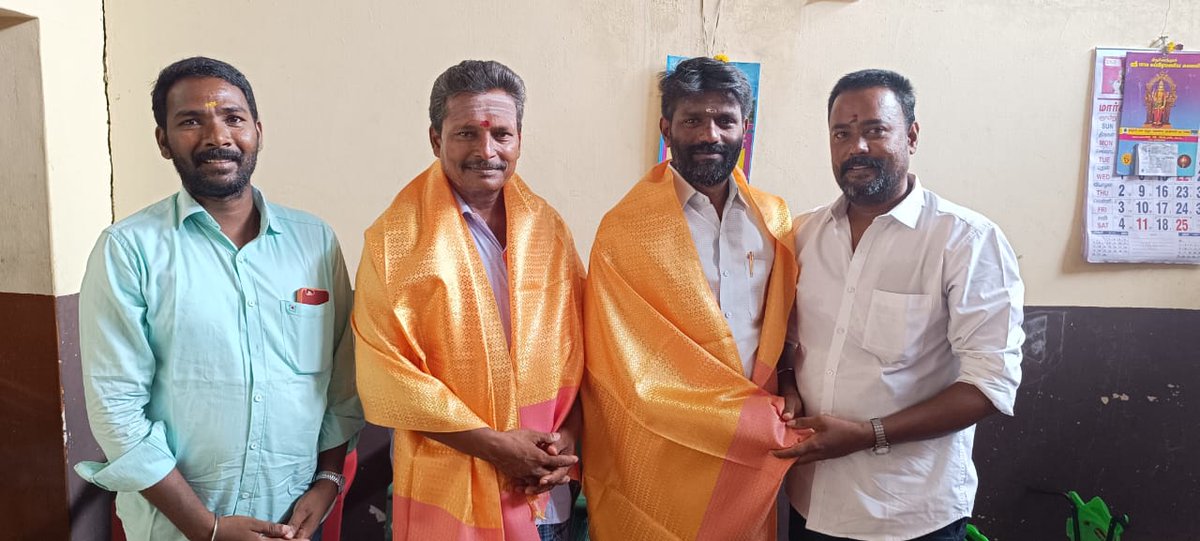 TheniARaja's tweet photo. இன்று பிறந்த நாள் விழா காணும் மருத்துவத்துறை சார்ந்த மற்றும்  திருப்பத்தூர் மாவட்ட ஆம்பூர், கரும்பூர் பாஜக கிளைத் தலைவர், திரு.சுரேஷ் மற்றும் தகவல் தொழில்நுட்ப சமூக ஊடக பிரிவு மாதனூர் மேற்கு ஒன்றிய தலைவர் திரு.முரளி அவர்கள் இருவரையும் வாழ்க வளமுடன் பல்லாண்டு. https://t.co/9SEqTs6ssg