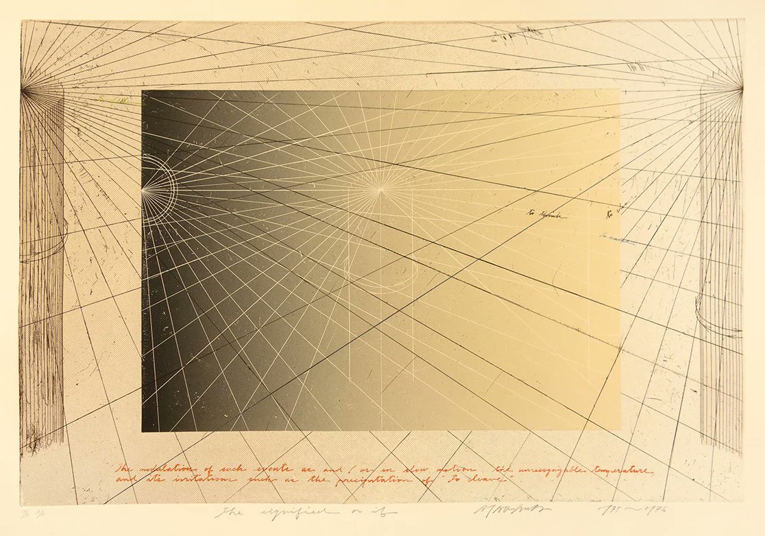 Shusaku Arakawa
The Signified or If: No. 3, 1975-1976