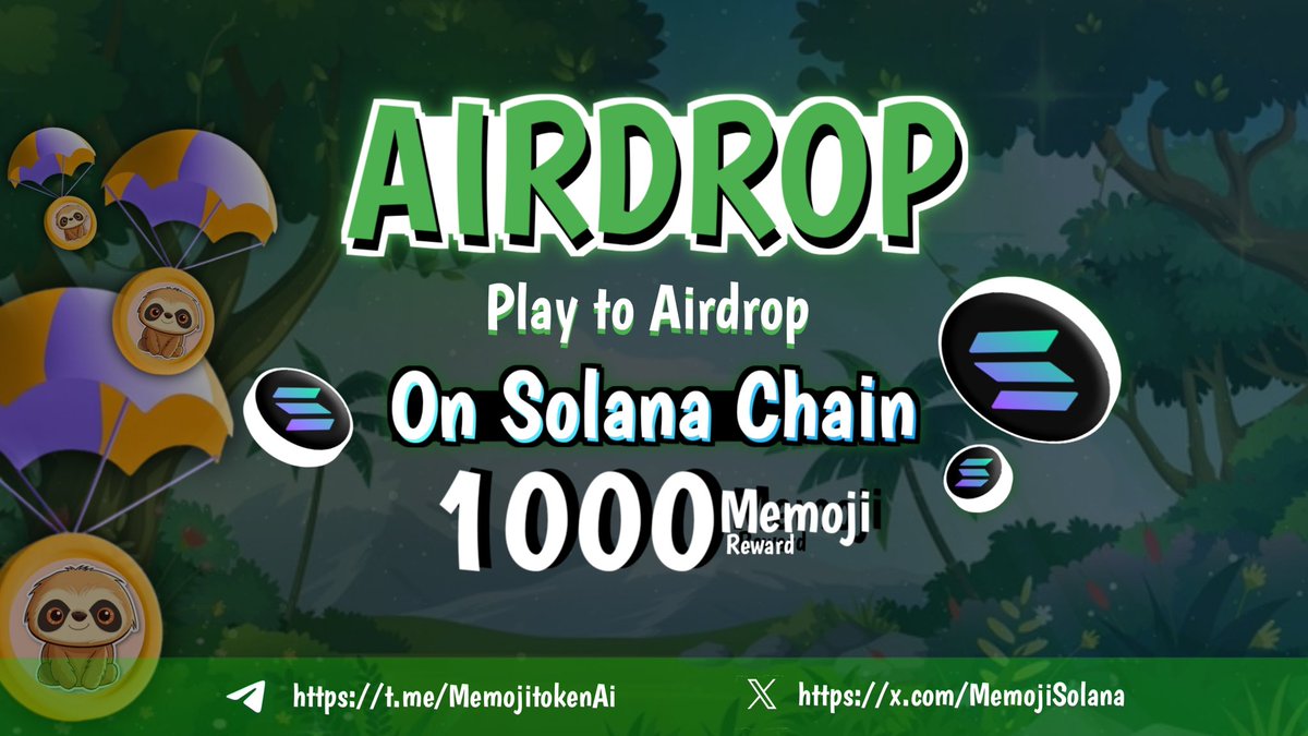 AirdropKart's tweet photo. 🚨 Airdrop: Memoji (MEMOJI)
🔥 Prize Pool: 1000 MEMOJI
🏆 Winners: For all valid users
📅 End Date: 15th December 2024
🚀 Distribution: TBA

ℹ️ Airdrop Link: https://t.co/5FMNMrGWcO https://t.co/zfMChPs6F6