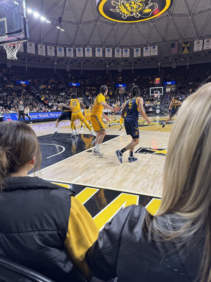 Shout out to Brent Kemnitz. Extra special seating tonight!