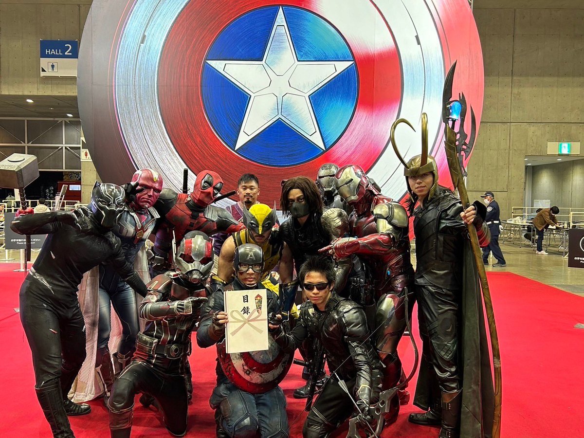 wounds935's tweet image. チームナベンジャーズ！！

#東京コミコン2024 
#アッセンブル
#ナベンジャーズ
#コスプレステージ